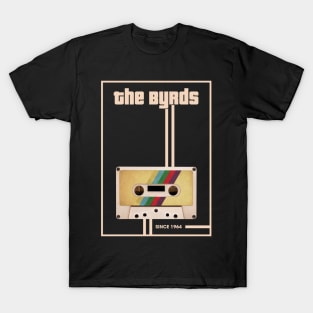 The Byrds Music Retro Cassette Tape T-Shirt